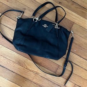Black coach purse